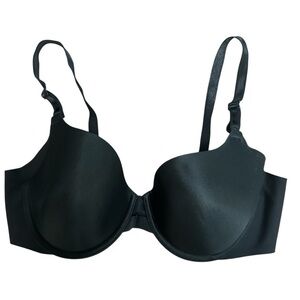 Warner's Signature Support Black Underwire Bra, 36B